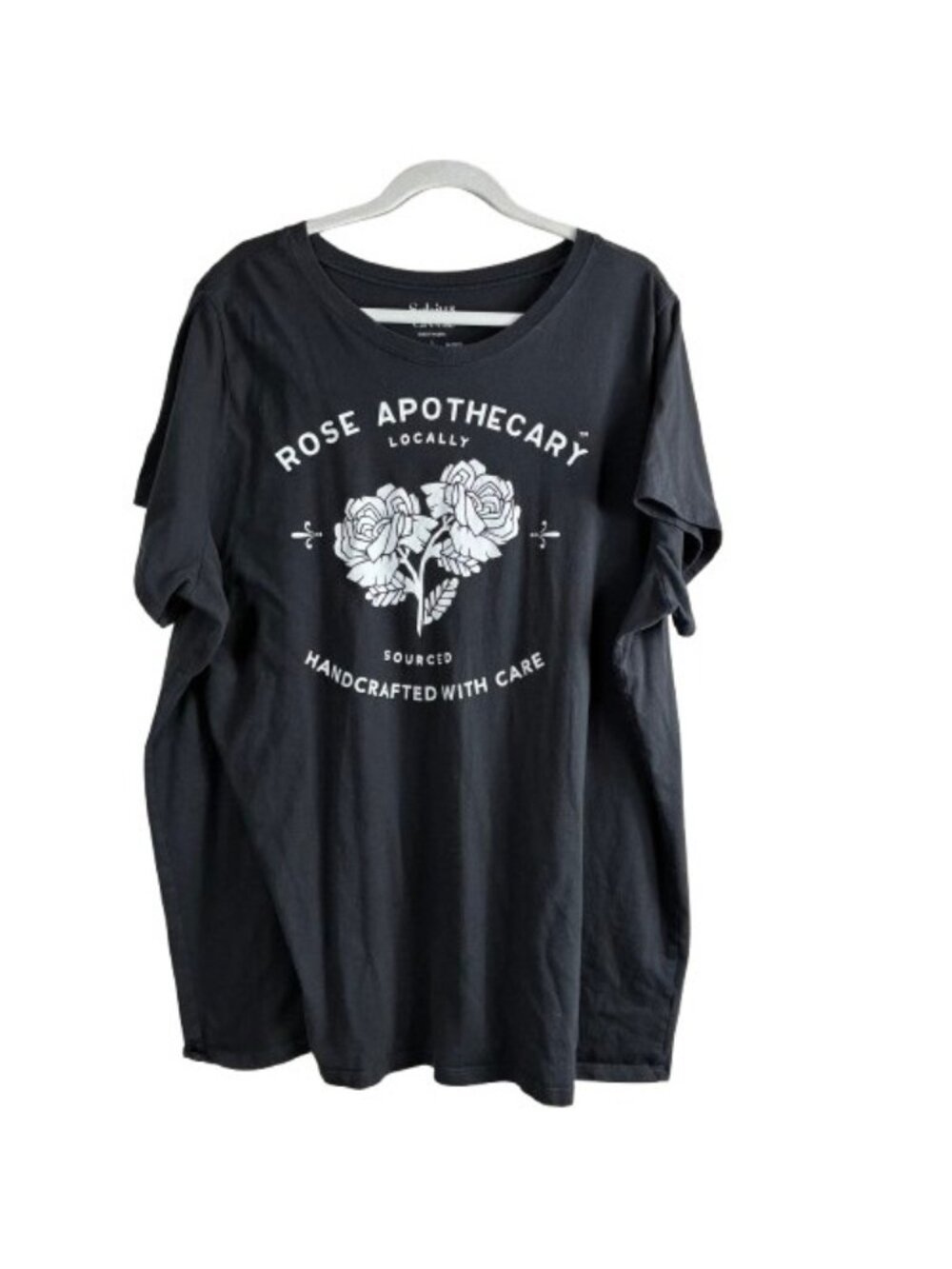 Schitt$ Creek Rose Apothecary Tee Gray Sz 5X